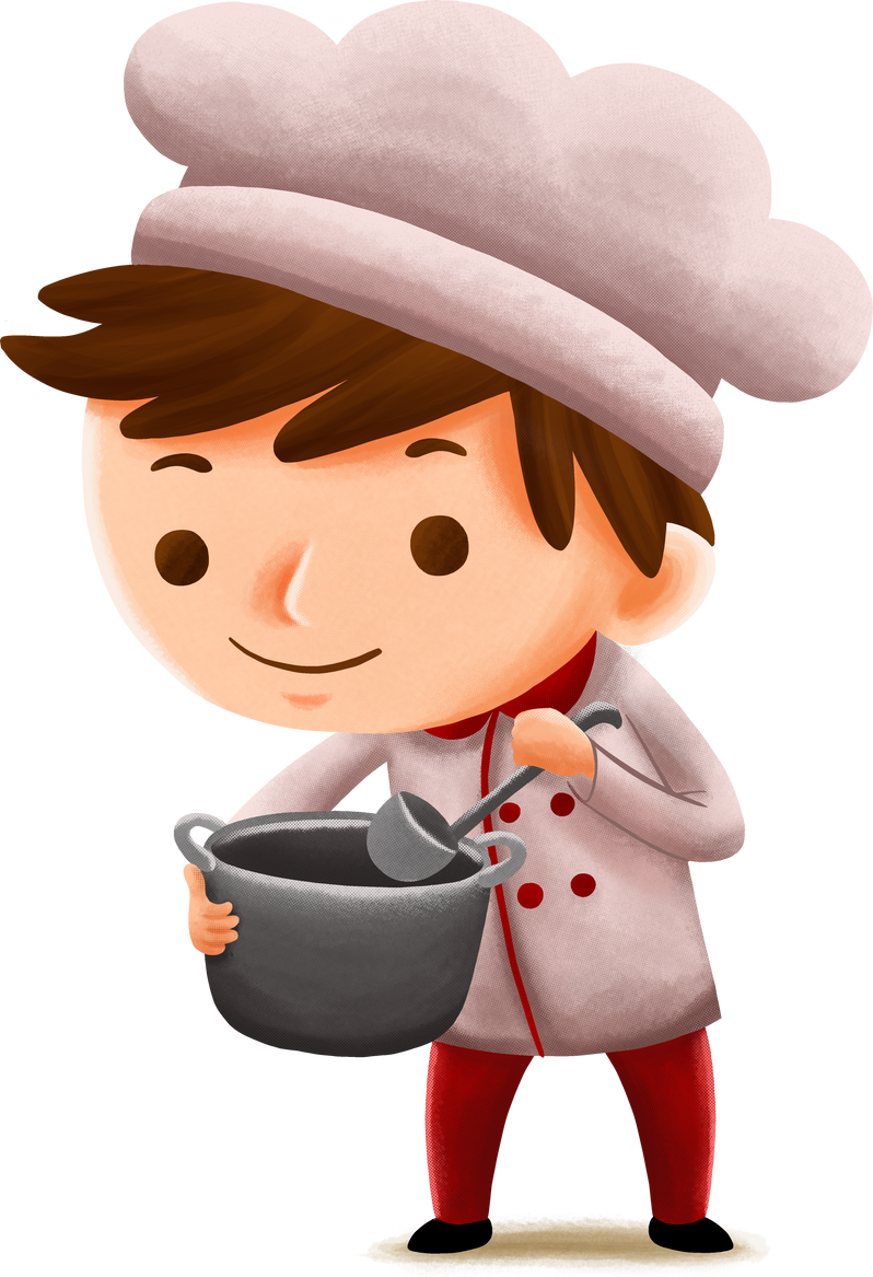Kid Chef Illustration